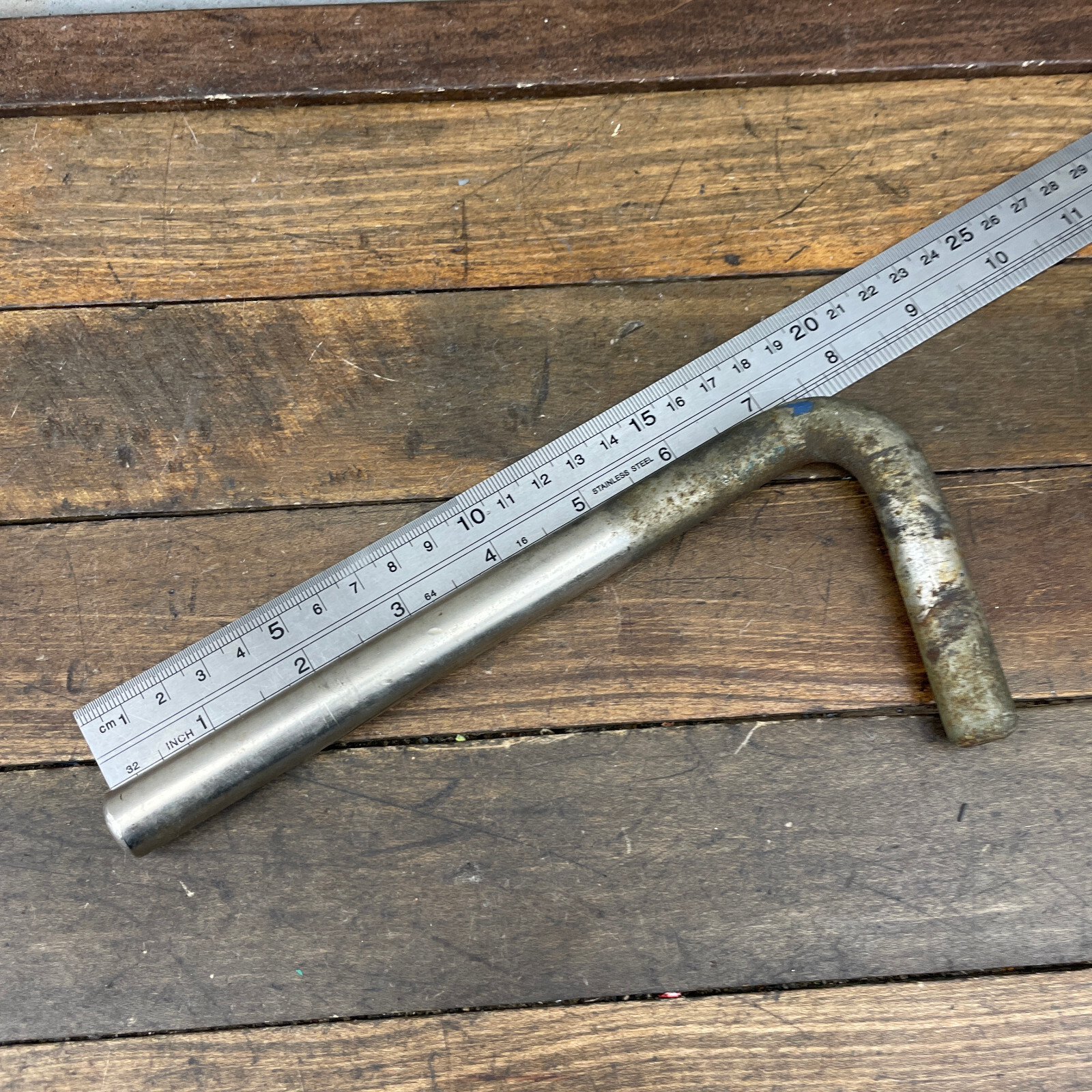 Vintage Lucky 7 Seatpost Prewar 15.9 16 mm Track Bike Vintage Post Wood Rim