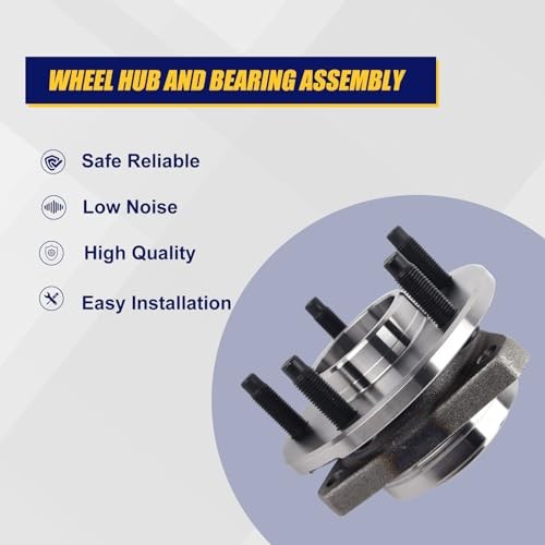513215 2pcs Front Wheel Bearing and Hub Assembly Compatible with 2007-2004