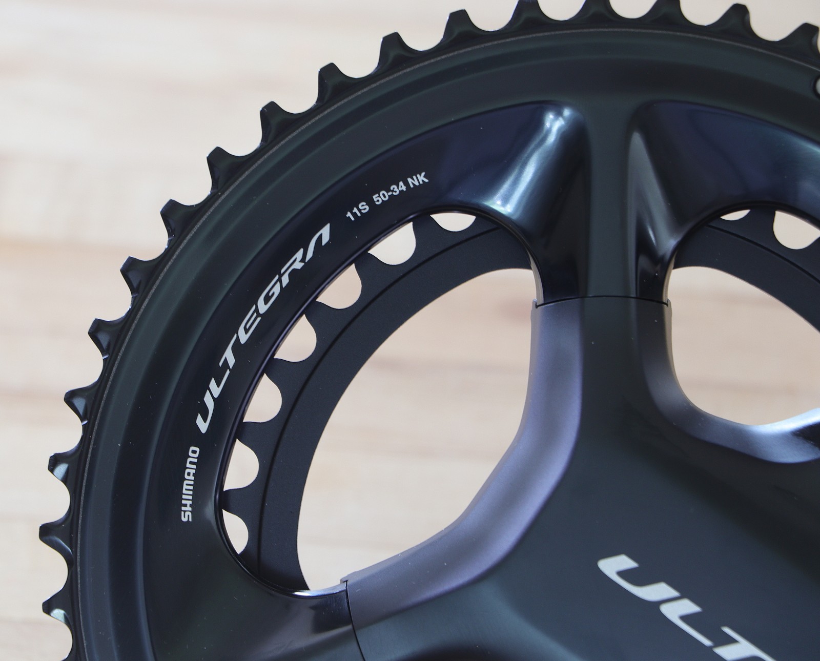Shimano Ultegra FC-08 2x 11-Speed 175mm 110BCD 50/34T 47.5mm Hollowtech II Black