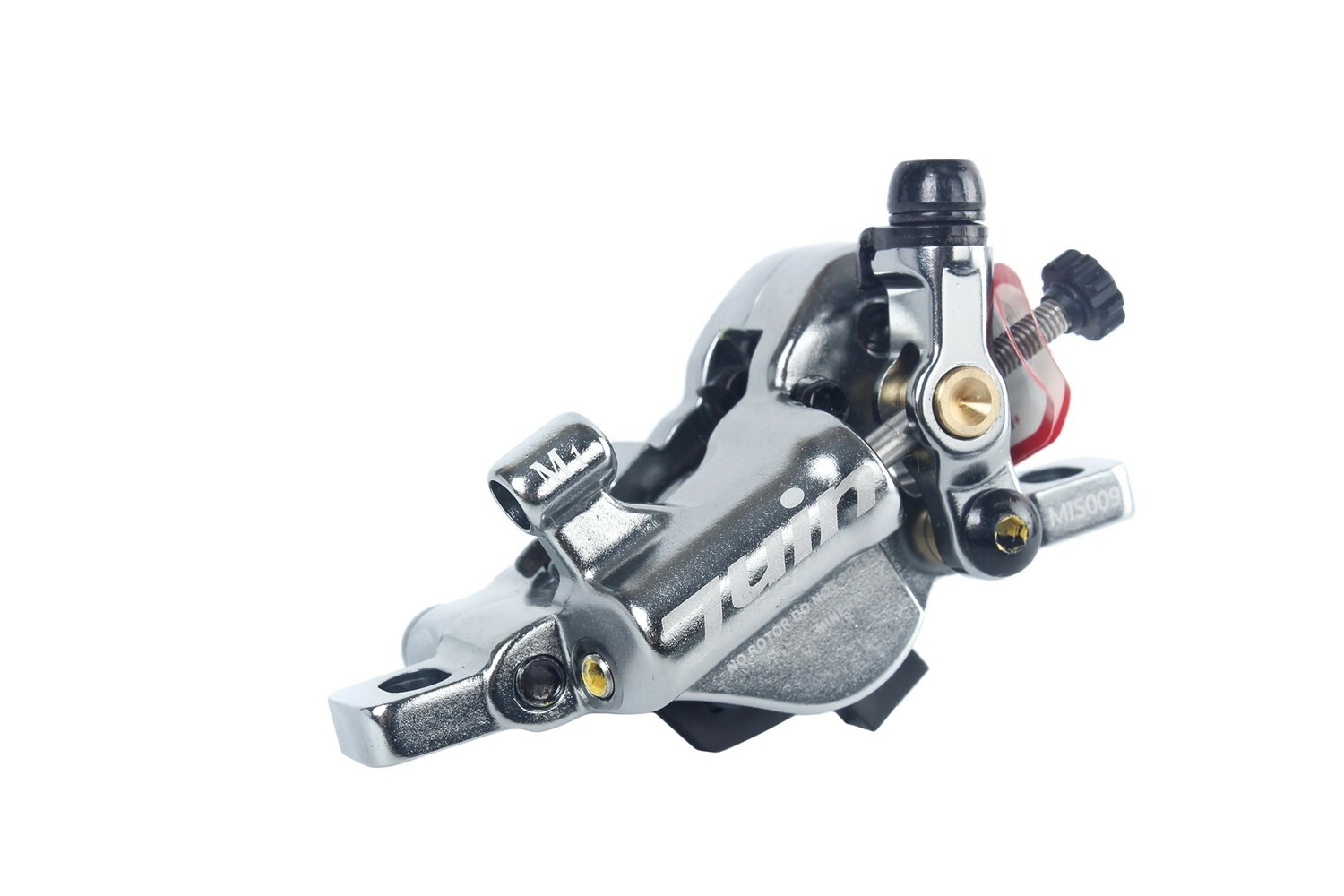 Juin Tech M1 Mountain eBike Bicycle Hydraulic Disc Brake Calipers w/rotors Gray