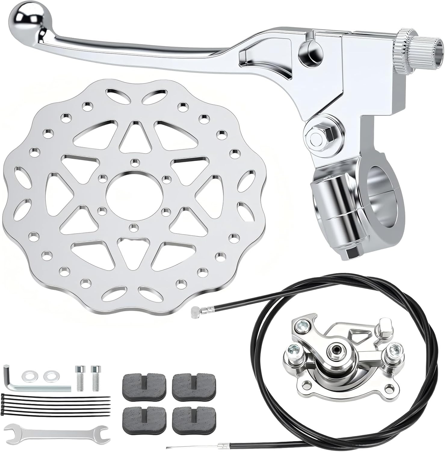 Mini Bike Disc Brake Kit with 180Mm Brake Rotor Compatible with Coleman Minibike