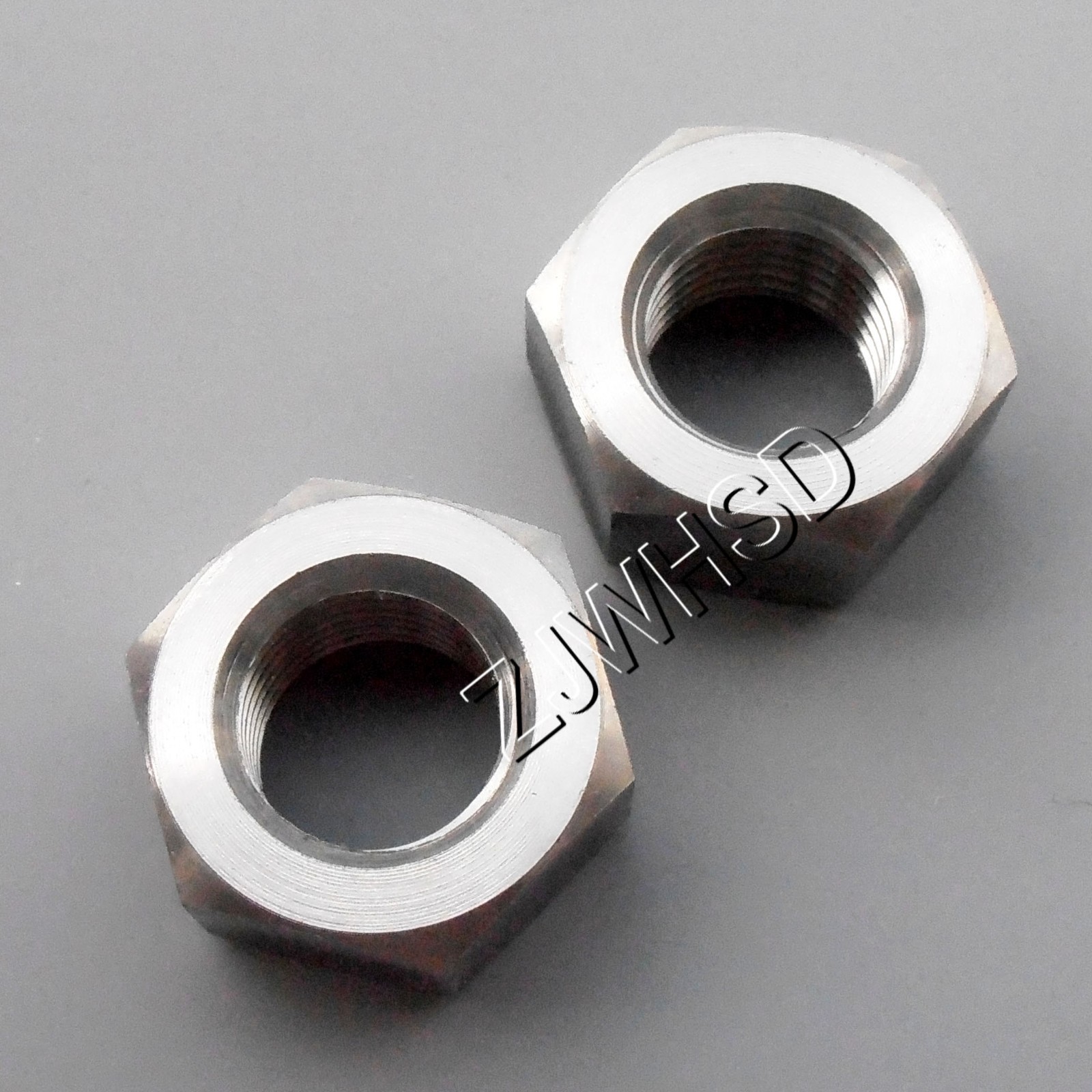 2pcs M12 x 1.5 Fine Thread Titanium Ti Hex Nut Pro Aerospace Grade for Bike Car