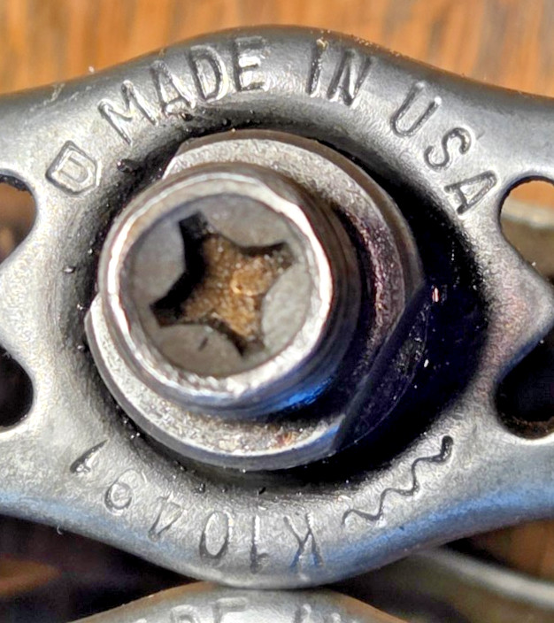 Vintage Union K10491 U41 Rat Trap Bicycle Pedals USA From Gambles Hiawatha 1/2″