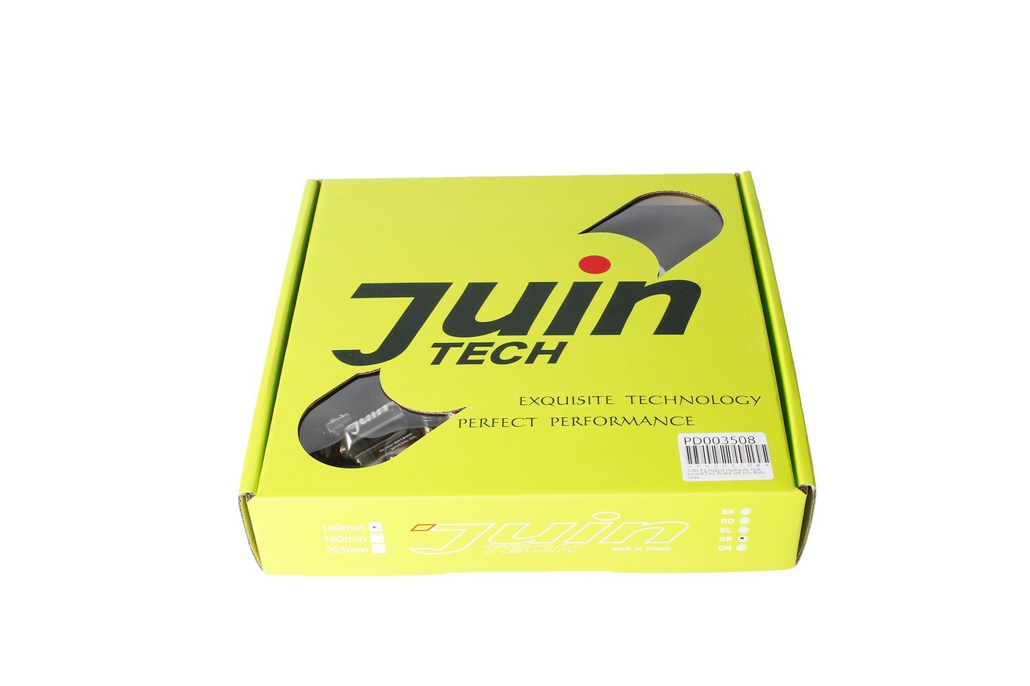 Juin Tech F1 Road Bike Hydraulic Disc Brake Calipers Pair Flat Mount Gray