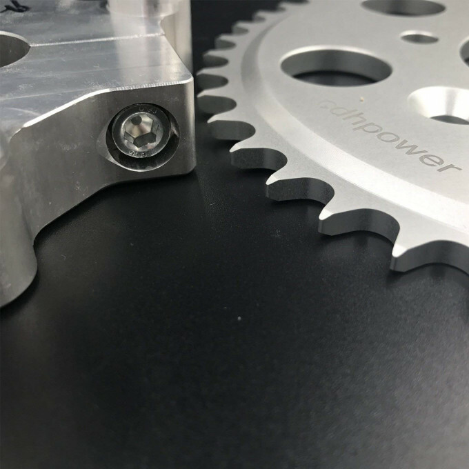 CDHPOWER Rear Hub Adapter 1″ and 44 Teeth CNC Sprocket-Gas Motorized Bicycle