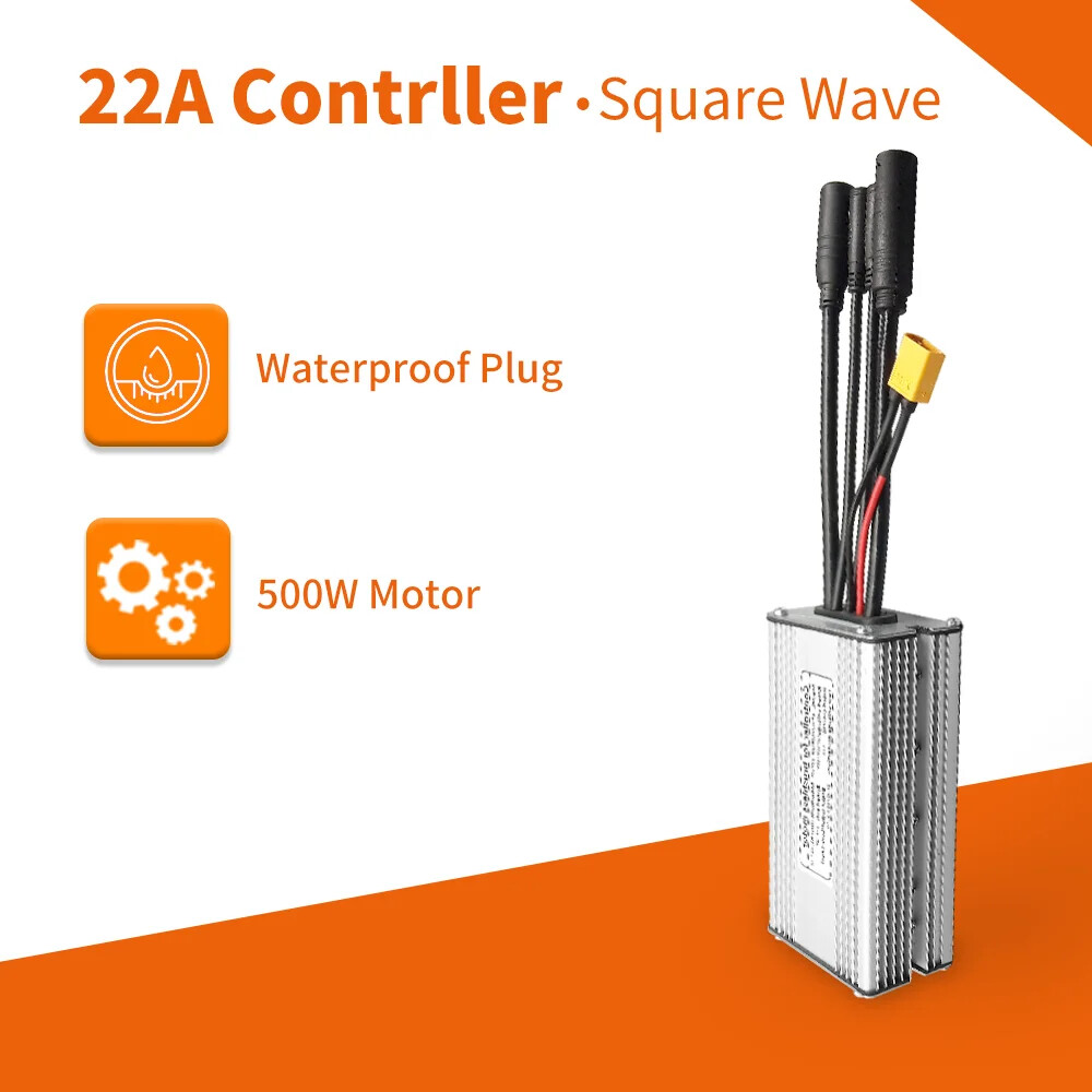 Electric Bike Waterproof Brushless Controller 36V 48V 250W 350W 500W 1000W Motor