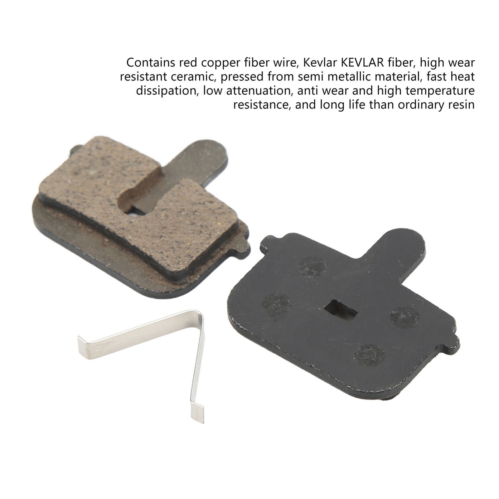 2 Sets Bicycle Disc Pads Small Light Portable Bike Brake Pad Replacement