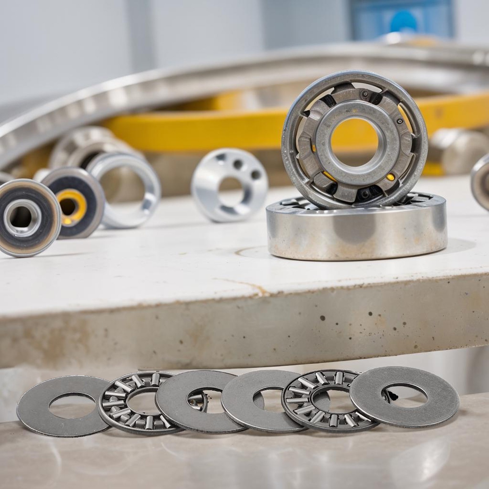 Thrust Bearing Set 2PCS AXK1024 with Washers for Various Applications 10x24mm
