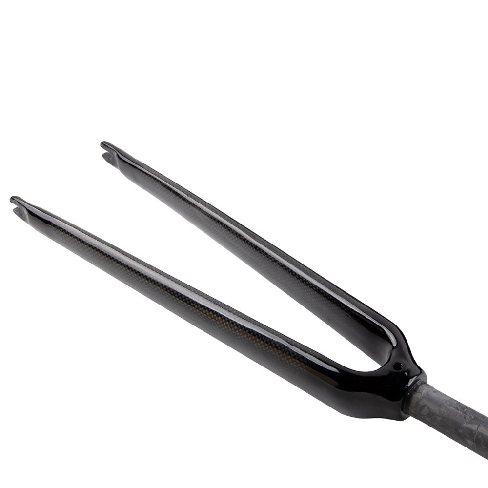 700C bicycle 1in Threadless Road Bike Carbon fiber Fork 1″ ( 25.4 mm ) gloss