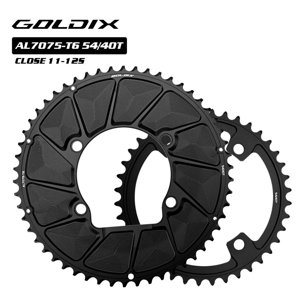 GOLDIX 110BCD 2X Double Chainring 9-12S Road Bike 7075 Aluminum for Shimano