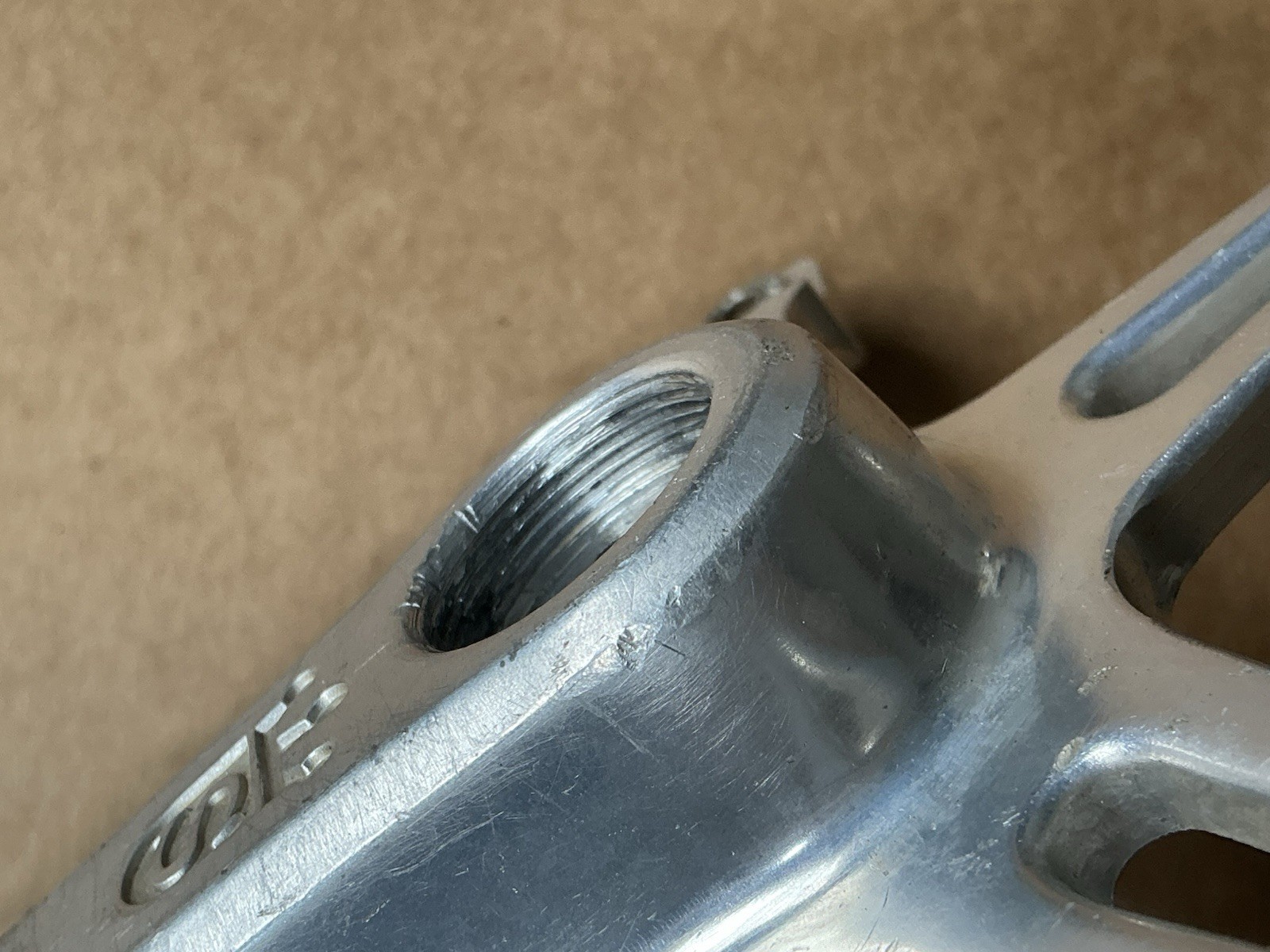 Sugino Mighty Competition Crank Arm 168mm Arms 144mm BCD Vintage Road Bike Japan