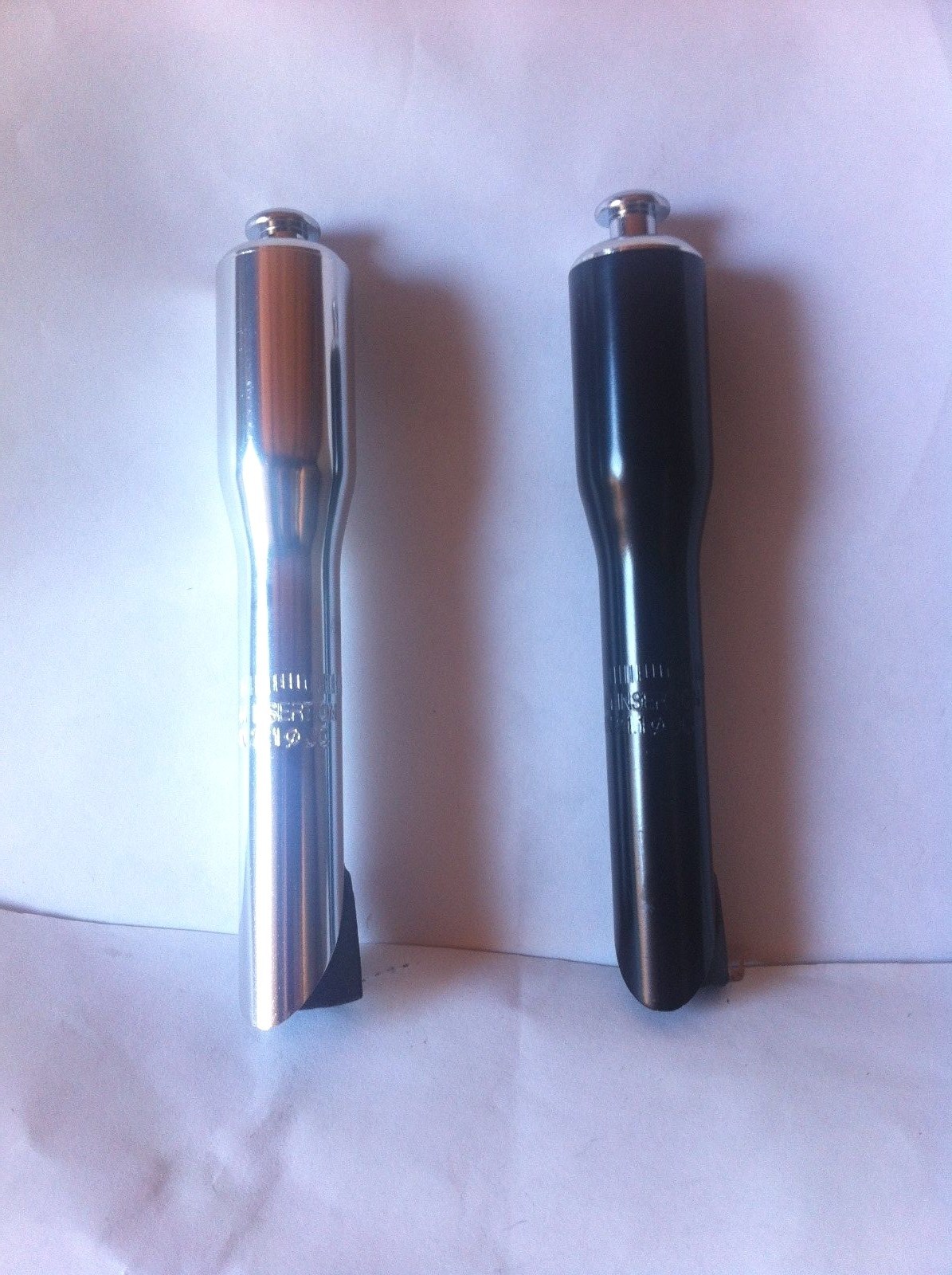 BICYCLE STEM ADAPTER 21.1MM BLACK or SILVER THREADLESS ALLOY BIKES