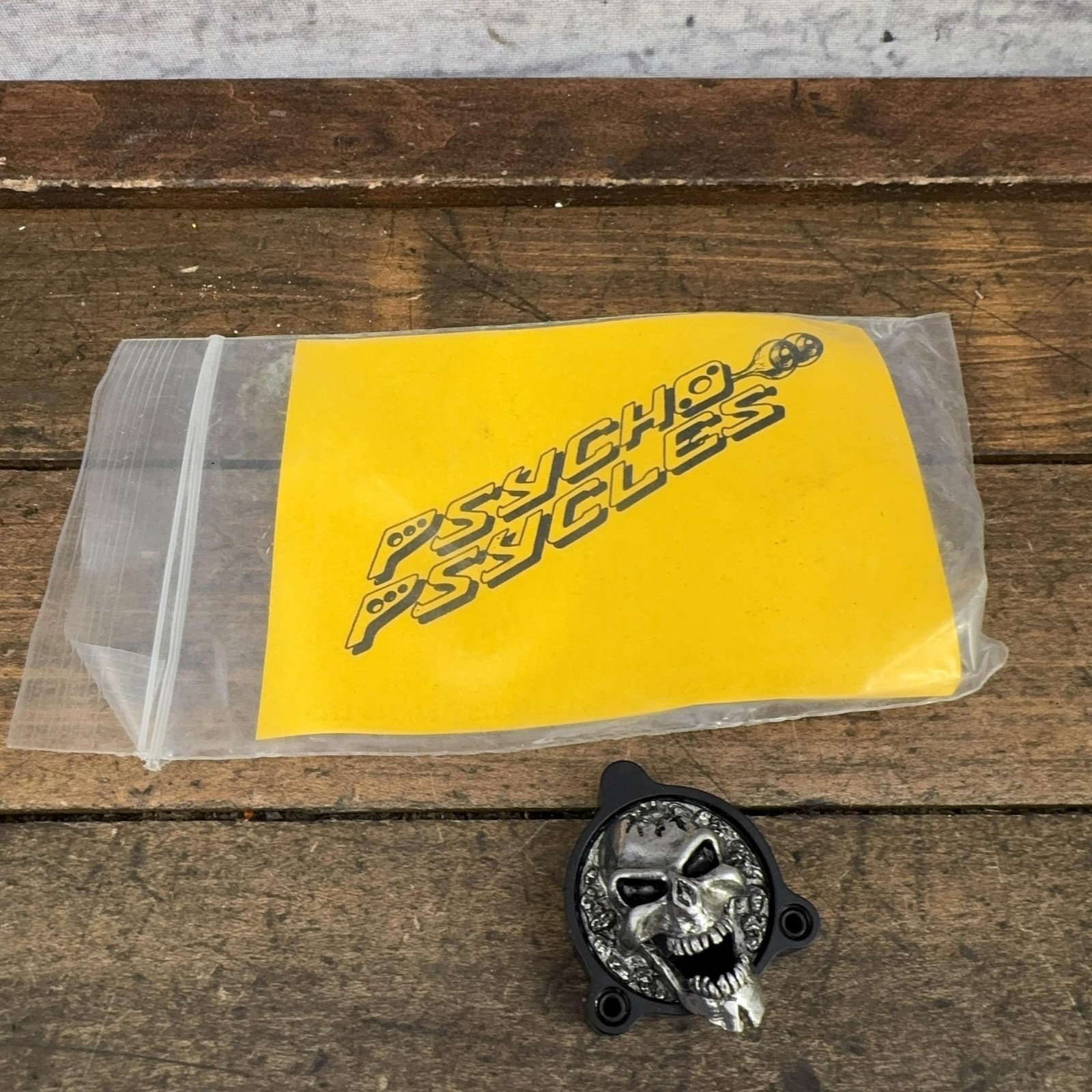 Vintage Psycho Psycles Skull Brake Cable Hanger NOS MTB BMX Eye Old School