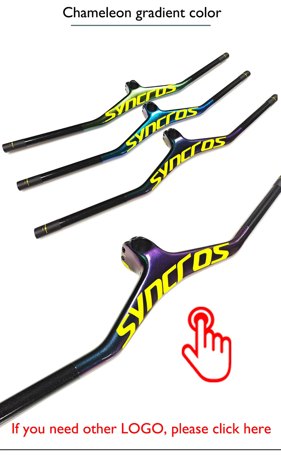 Mountain Bike Carbon Integrated Handlebar 28.6mm Riser Bar with Computer Mount