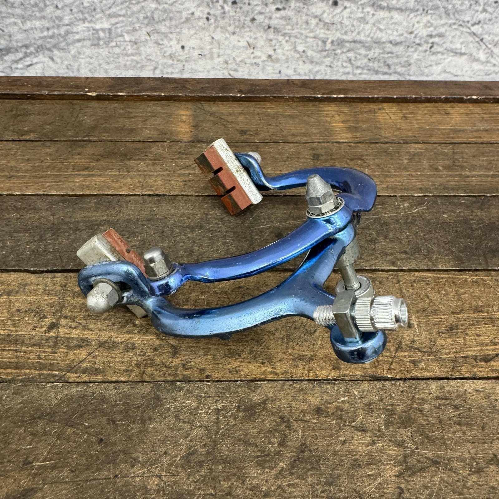 Vintage 1020 Side Pull Caliper Brake Blue Single BMX Road Bike 80s