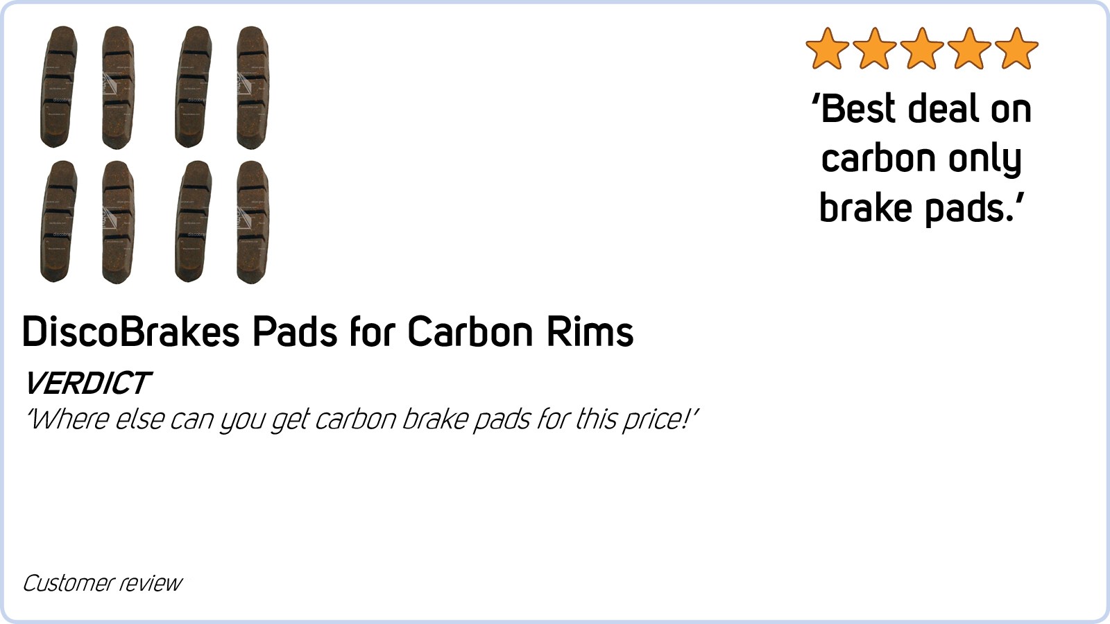 4 Pairs (8Pads) Carbon Rim Brake Pad Inserts for Campagnolo Record Shoes, Campag