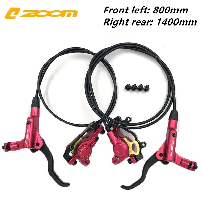 800mm/1400mm MTB Bicycle Left Front Right Rear Oil Pressure Hydraulic Disc Brake