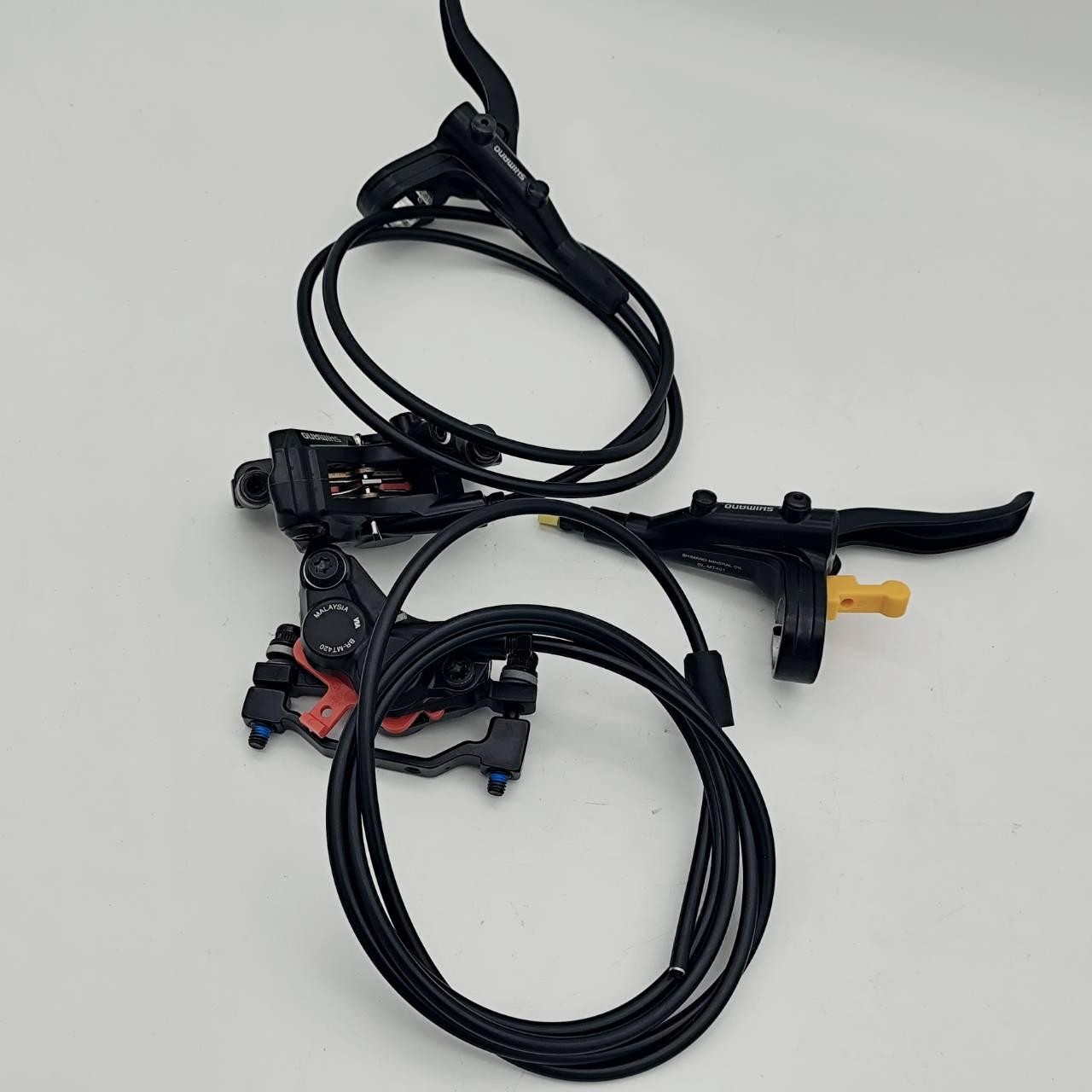 Shimano BL-MT401 & BR-MT420 4 Piston Hydraulic Disc Brake F+R Set OE packing