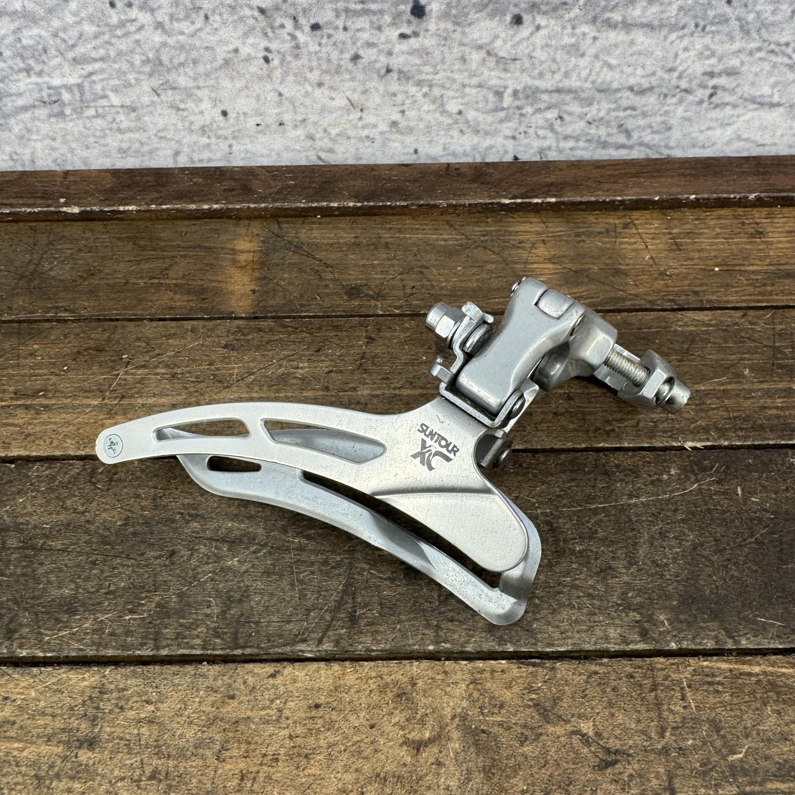 Vintage Suntour XC Front Derailleur 28.6 Clamp Triple NOS Japan Bottom Pull 80s