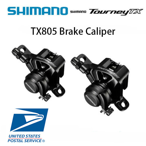 Shimano Tourney BR-TX805 Mechanical Disk Brake Caliper Front + Rear SET Black
