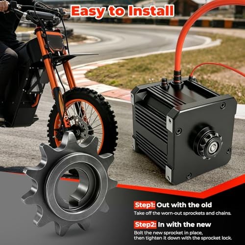 Upgraded Motor Sprocket for Tuttio Soleil01 Electric Dirt Bike – Steel Engine
