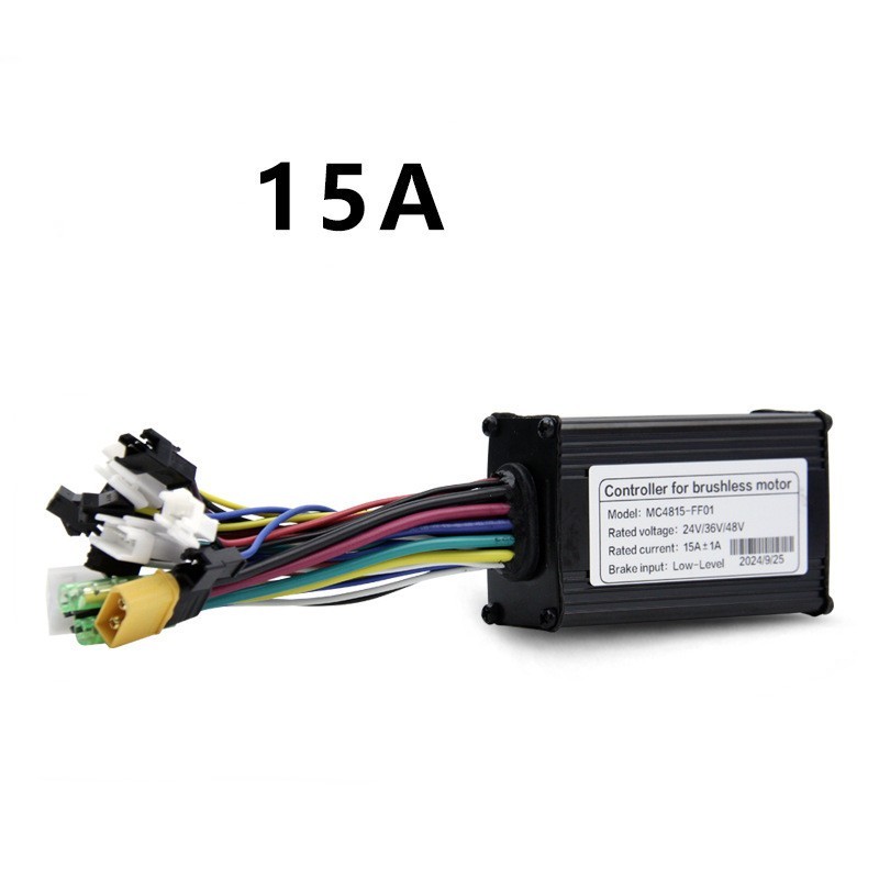 E-Bike 24V/36V/48V 250W 350W 15A Three Model Sine wave Controller