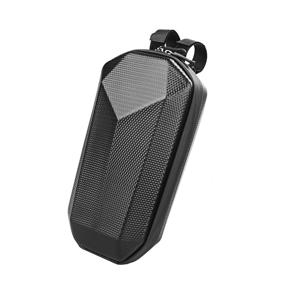 EVA Bicycle Handlebar Bag 30x13x15.5cm Hard Shell Protection Reflective Strips