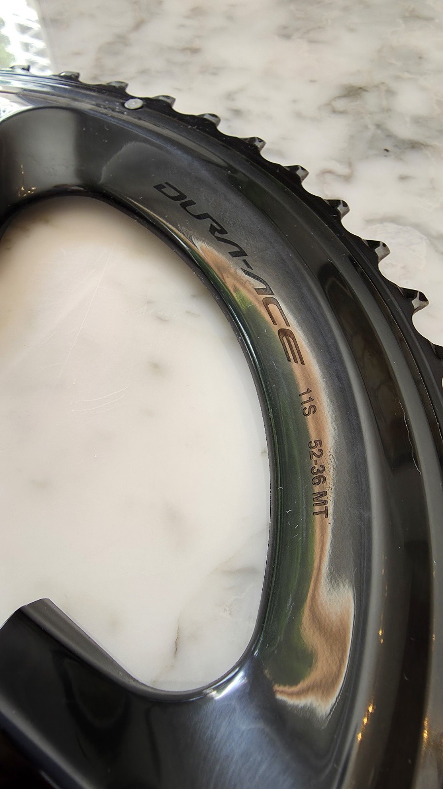 Shimano Dura-Ace FC-R9100 52t HG-EV 11 Speed Chainring Black