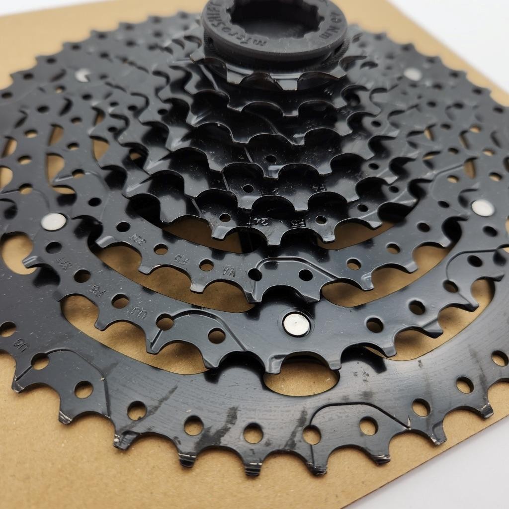 microSHIFT ADVENT 9-Speed 11-46T ED Bicycle Cassette Black Steel OPEN PACKAGE