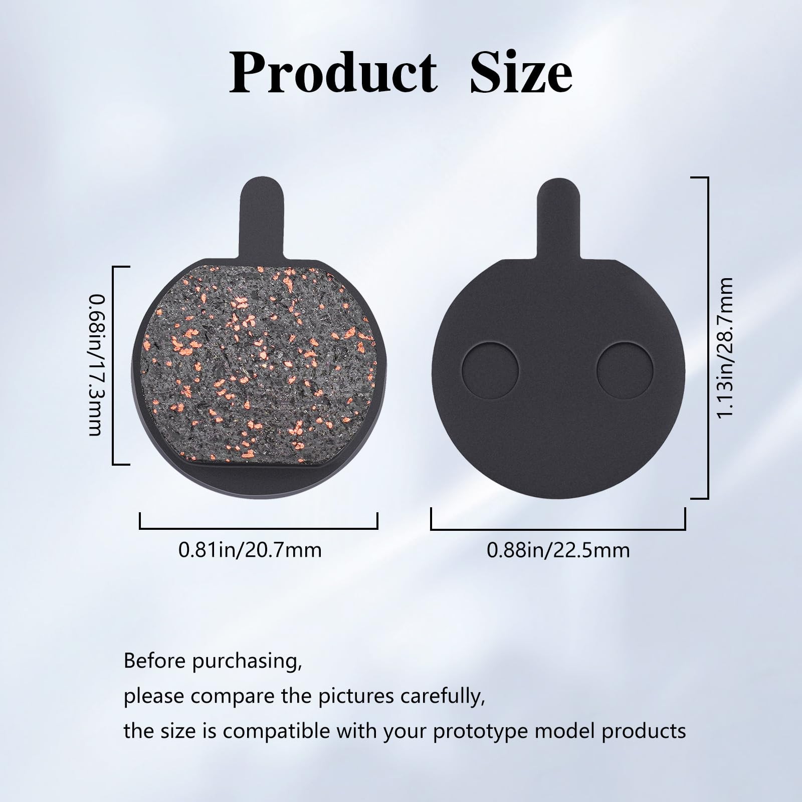 Bicycle Disc Brake Pad for Zoom DB280 DB350 DB450 DB550 Alongha SNG Mechanica…