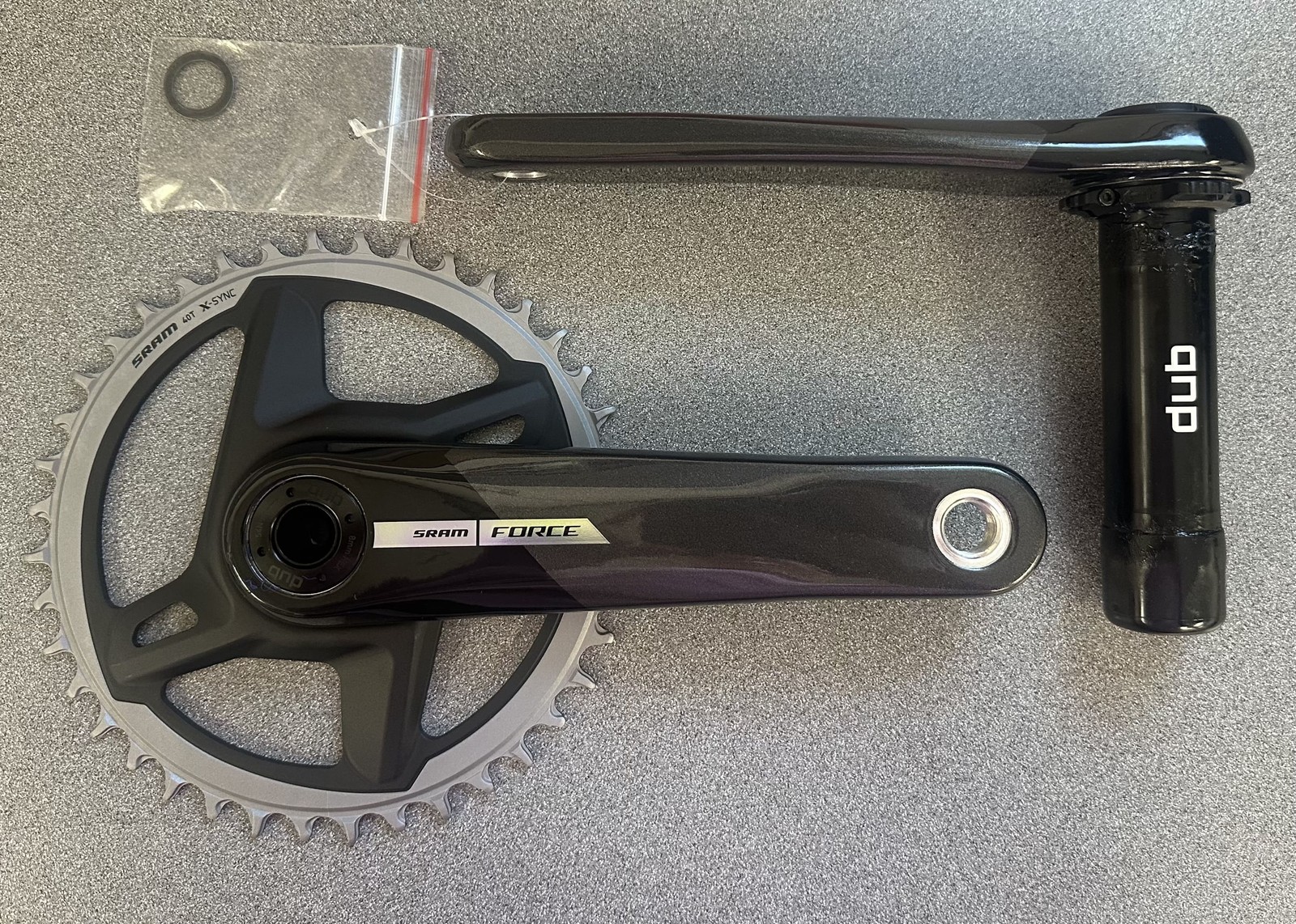SRAM Force 1 AXS Wide Power Meter 170mm Crankset: 12-Spd, 40t, Direct, D2 *OE*