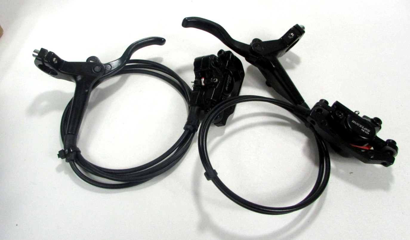 BUCKLOS HB-323 MTB Hydraulic Disc Brake set Left Front & Right Rear 800/1450mm