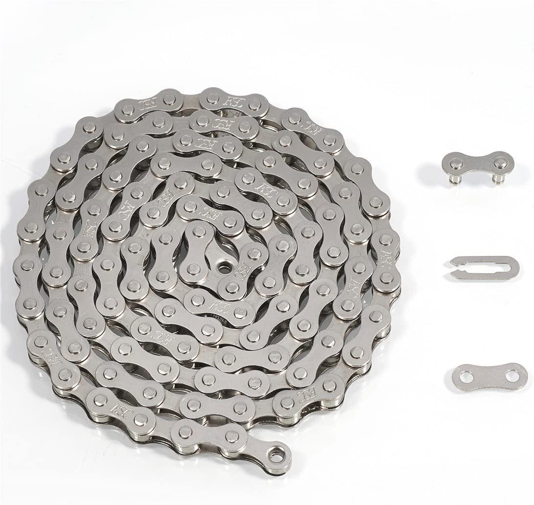 Premium Single Speed Bike Chain 104L Fixie BMX Track NIB – Choose From 4 Colors!