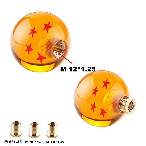 54MM Manual Gear Shift Shifter knob JDM 4 5 6 Speed 7 Star Round Universal