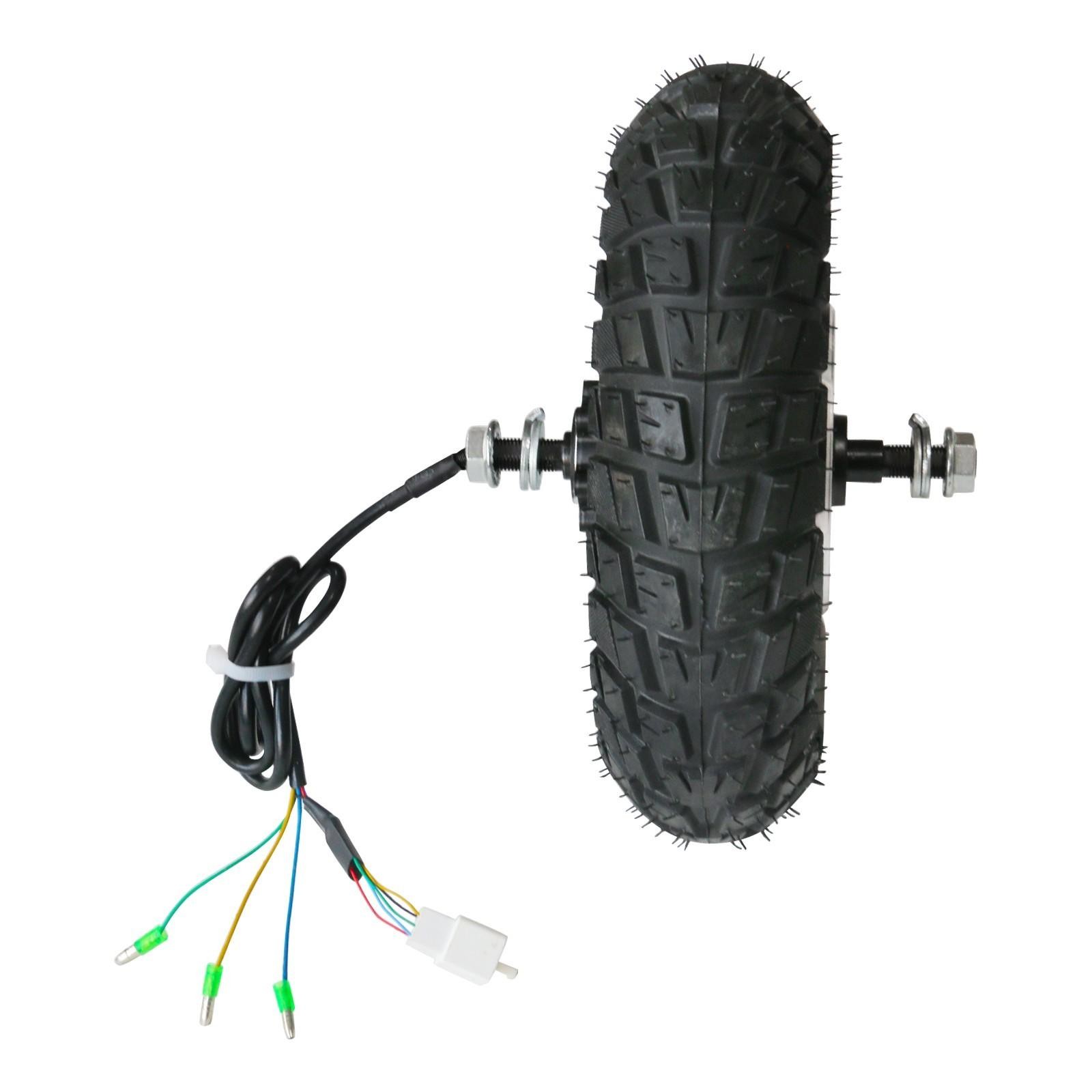 10 Inch 350W Brushless Hub Motor 48V Electric Bike Scooter Rear Wheel Disc Brake