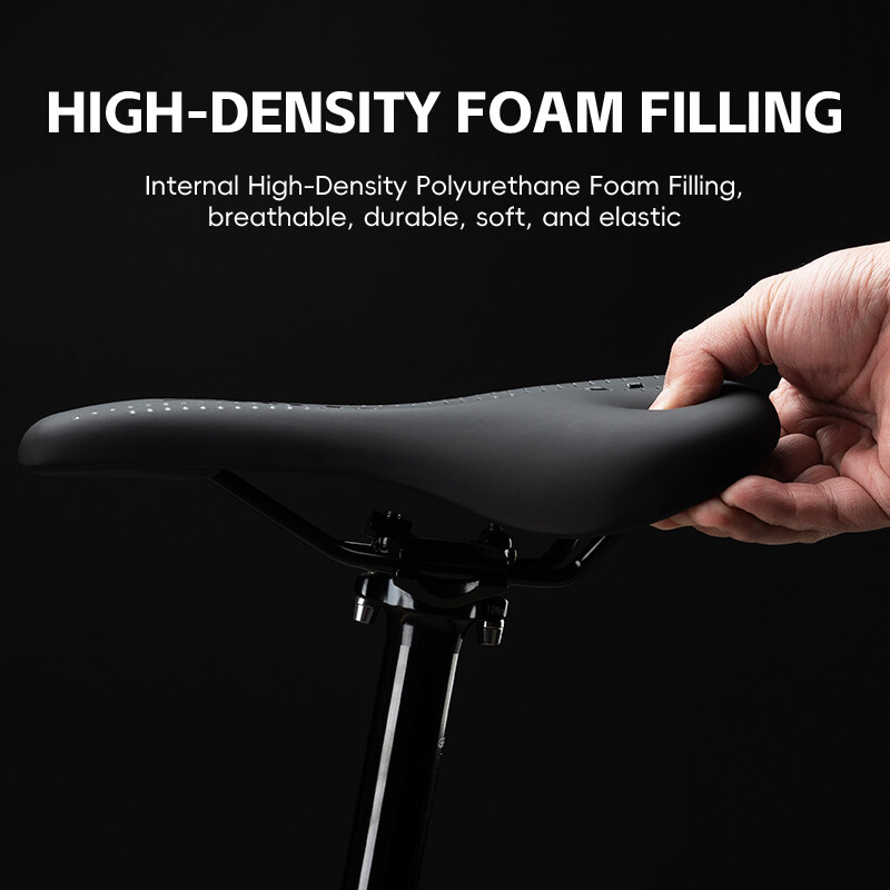 Bike Saddle MTB Mountain Road Bicycle Seat Gel Filled Soft AirCushion Pad Sporty