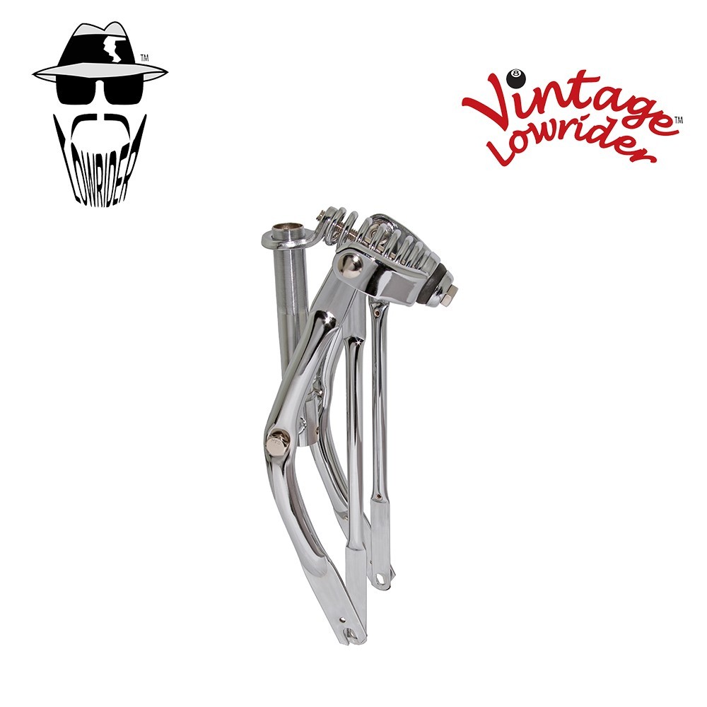 Vintage Lowrider 12″ SPRING FORK CHROME BIKE BICYCLE
