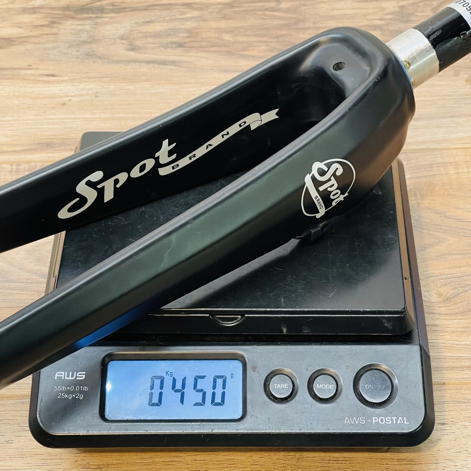 Spot Bicycles Carbon Disc Road Fork 700C 1 1/8 167mm 45 Rake Black
