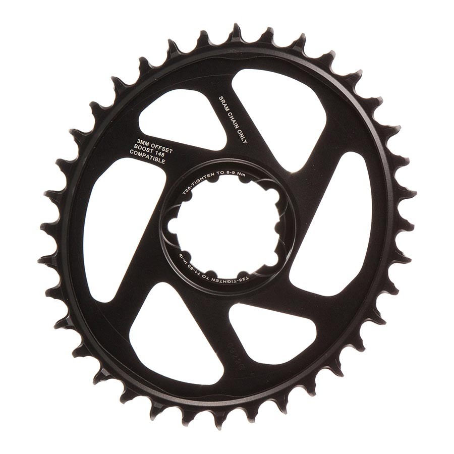 SRAM X-Sync 2 Eagle Chainring 36t Direct Mount 10/11/12-Speed Aluminum Black