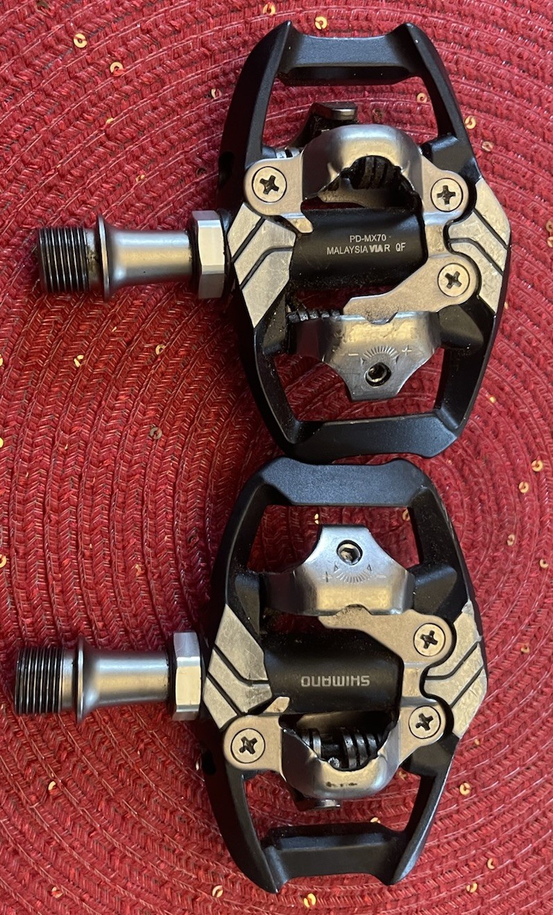 Shimano DXR PD-MX70 Mountain Clipless Pedals. Great Condition And Low Miles.