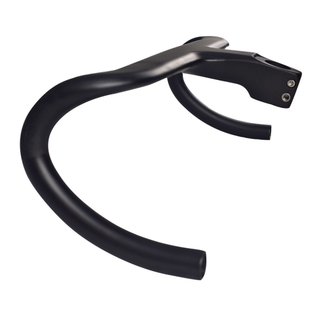 AIRWOLF T1100 Carbon Handlebar Drop Bar Stem Road Bike Internal Routing 360-440m