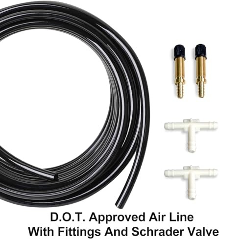 Rear Air Spring Bags Suspension Kit Compatible with 2010-2023 L-exus GX460