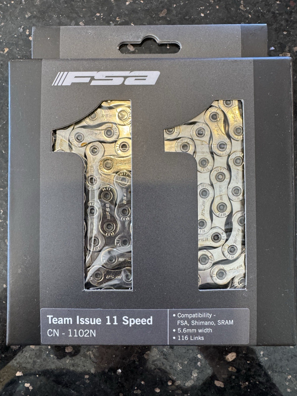 FSA CN-1102N Team Issue 11-Speed Chain 116 Links V3 for Road,MTB-Free shipping!