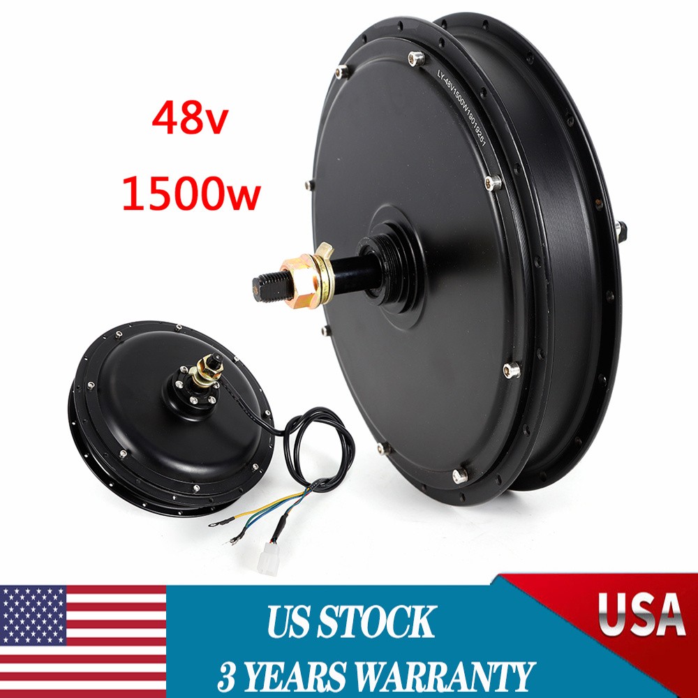 1500W E-Bike Conversion Kit 48V Fat Ebike Hub Motor Hub Rear Wheel Motor 55N.m