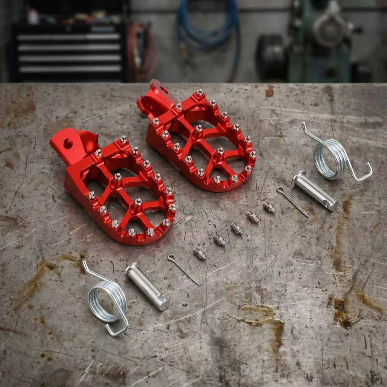 Foot Pegs fits X1 Spark Electric Dirt Bike, Direct replacement for stock foot p