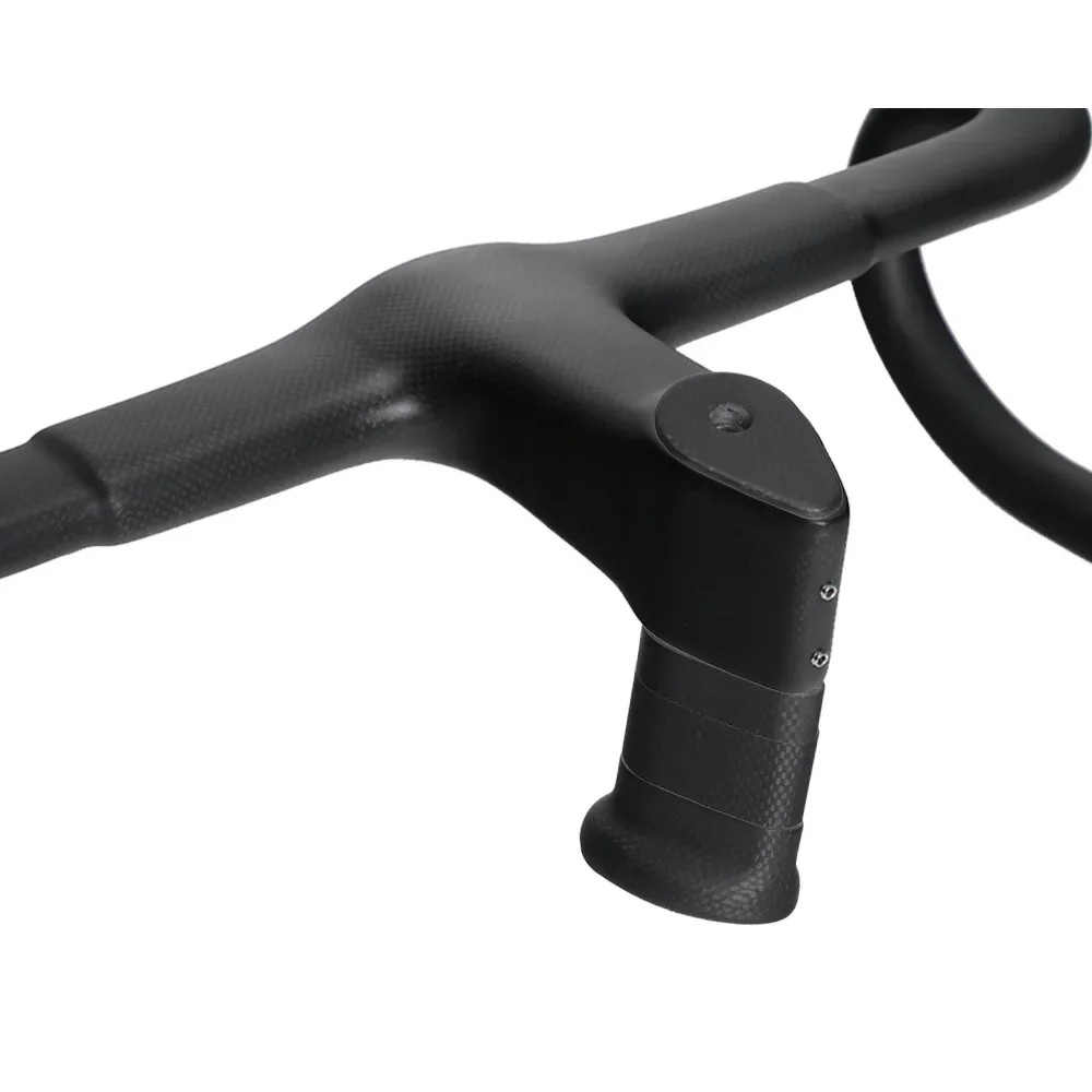 Carbon Integrated Road Bicycle Handlebar Width 400-440mm Stem 90-120mm