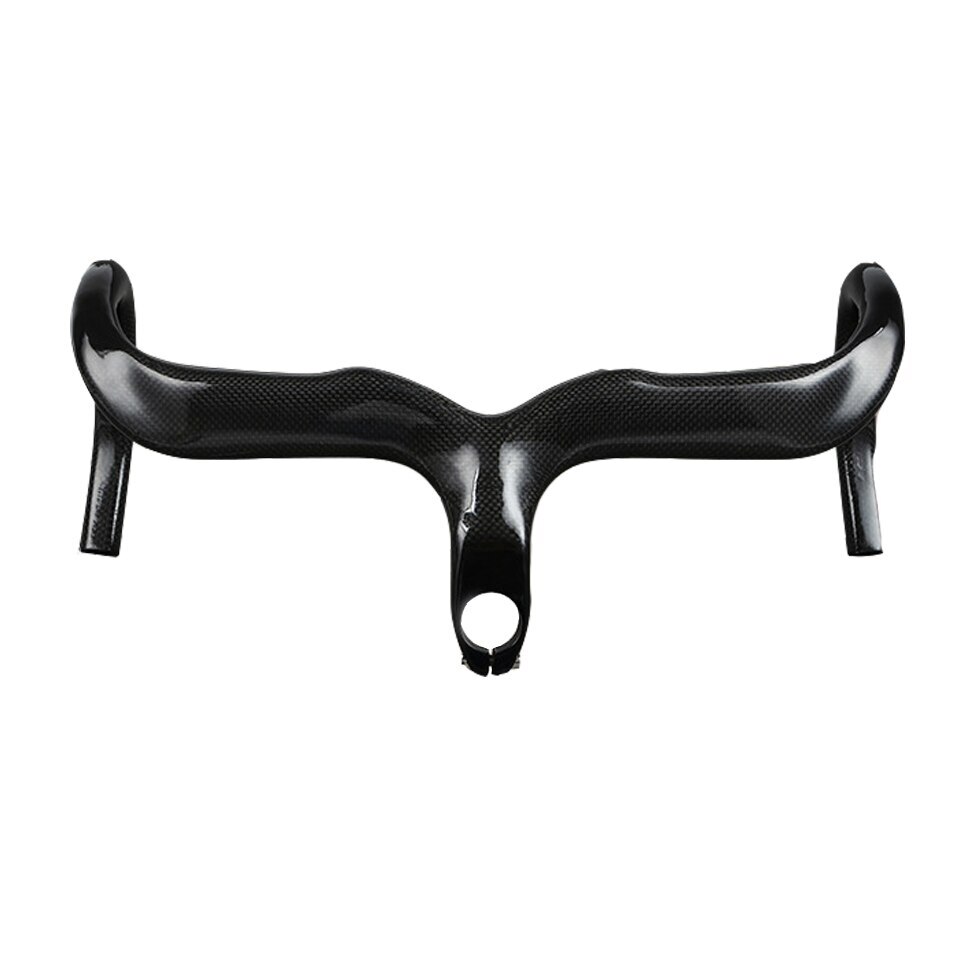 400/420/440mm Carbon Fiber Bicycle Integrated Handlebars Road Bike Drop Bar