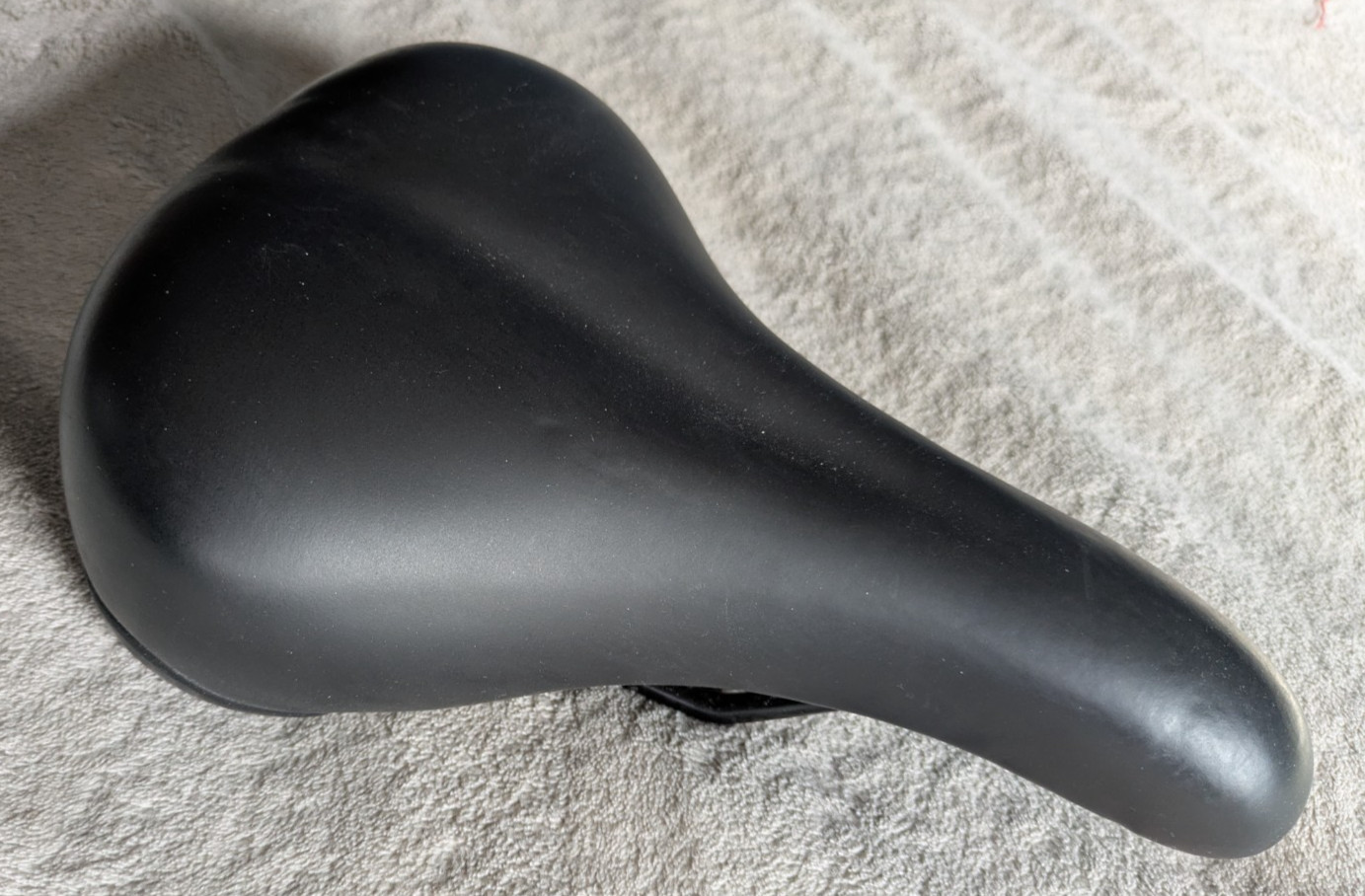 SUNHOPE Padded Wide Bicycle Saddle Seat Adult Unisex Sized Black