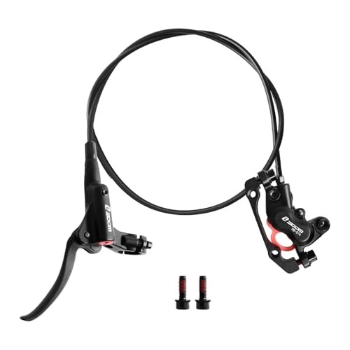 Z00M HB876 4-Pistons Hydraulic Disc Brake Set, MTB Hydraulic Front Brake-Black