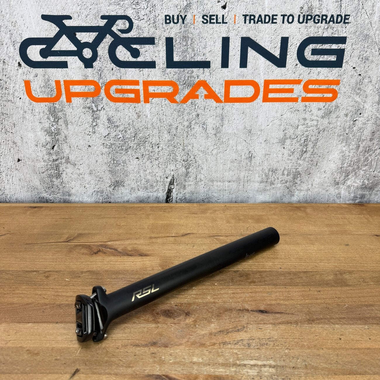 Low Mile! Bontrager RSL Carbon 320mm 31.6mm 0mm Setback Seatpost 154g